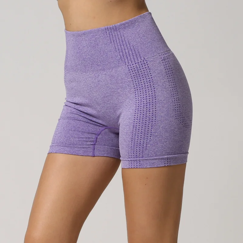

WHOUARE Women High Waist Push Up Fitness Shorts Running Training Workout Seamless Scrunch Butt Gym Pants Female Clothing Shorts