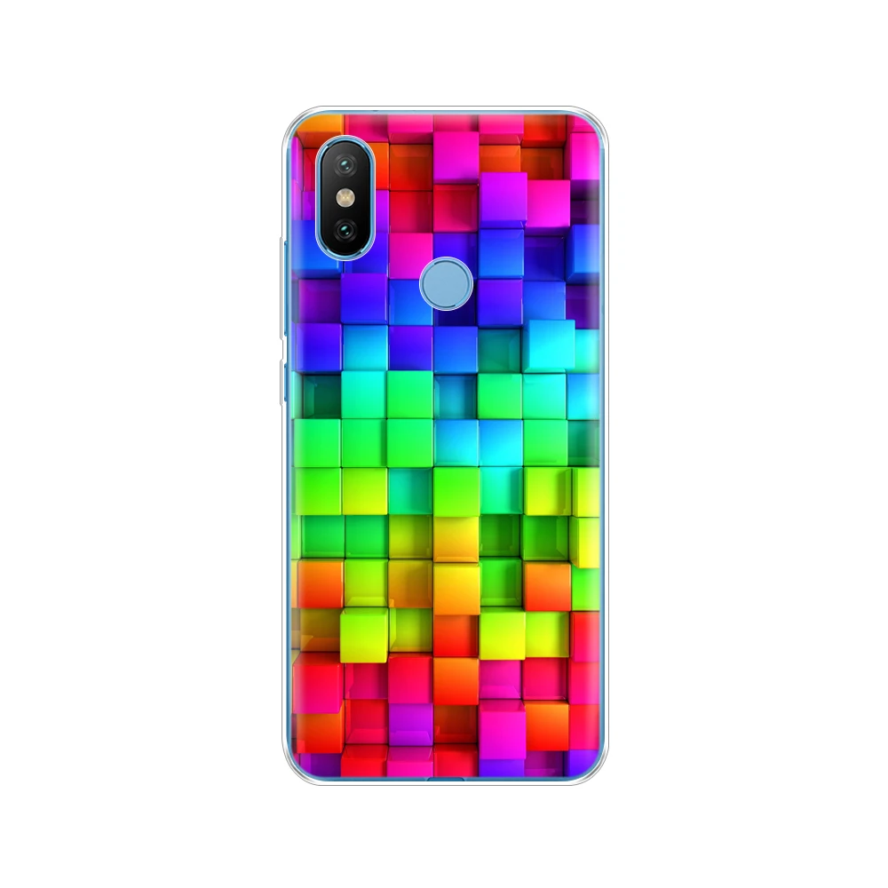 Силиконовый чехол для Xiaomi Mi 6X 5 99 дюйма мягкий ТПУ задней панели телефона A2 с
