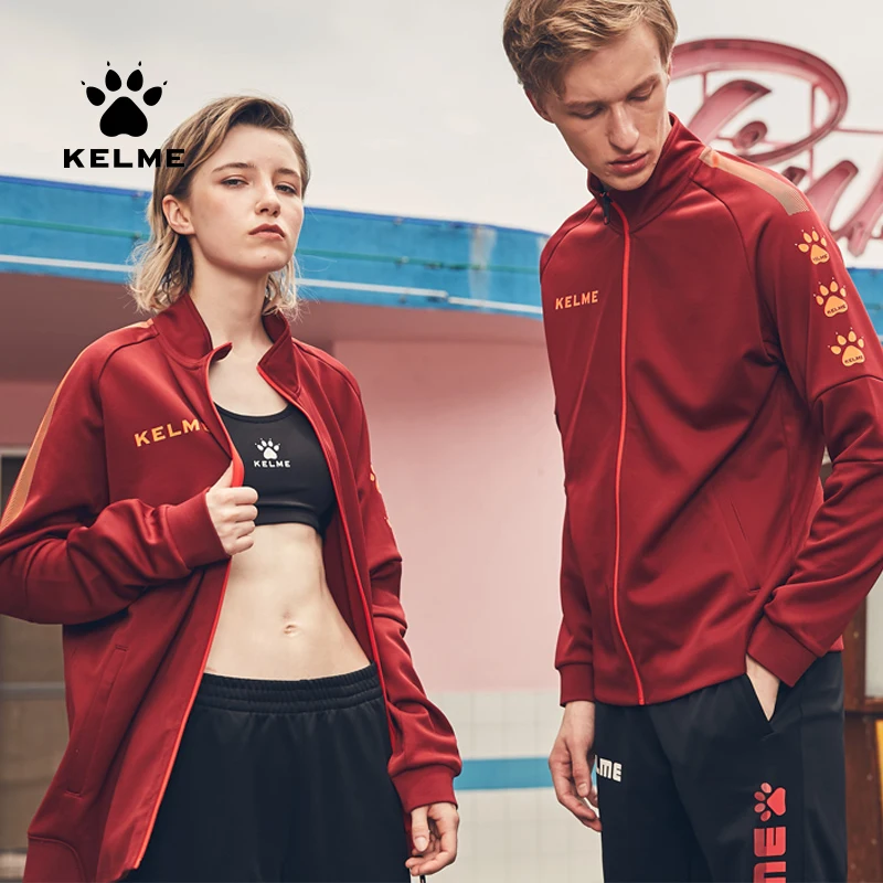 KELME Мужская Спортивная тренировочная куртка, ветрозащитная куртка для отдыха, куртка для футбола, баскетбола, бега, 3881324