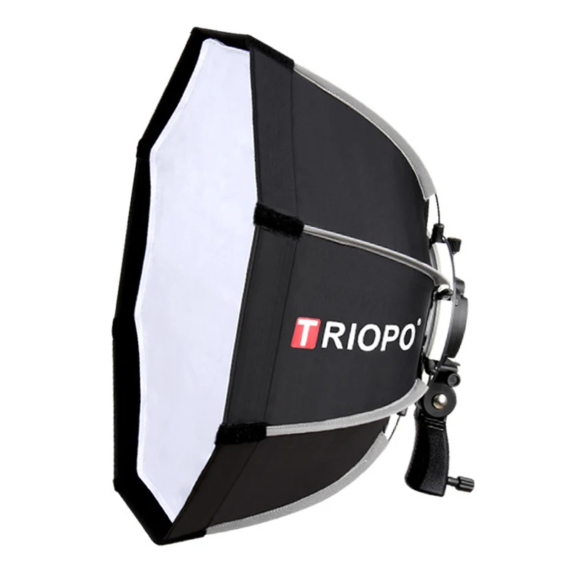 TRIOPO 55 см портативный открытый восьмиугольник зонтик вспышка софтбокс Speedlite Мягкая коробка для Godox AD200 фонарик Yongnuo YN685 YN560IV