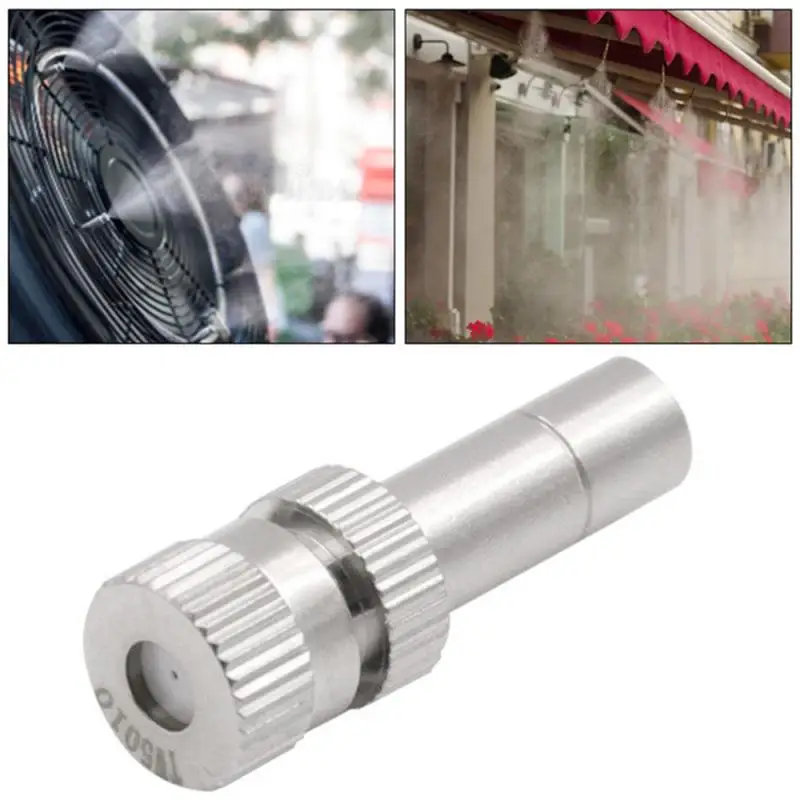 

Misting Atomizing Nozzle Spray Injector Atomization Head Fog Misting Spray Nozzle Garden Irrigation Connector System Fittings