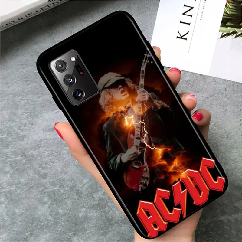 

AC DC Poster Muisc Silicone Cover For Samsung Galaxy A01 A11 A12 A21 A21S A31 A41 A42 A51 A71 A81 A91 UW Phone Case