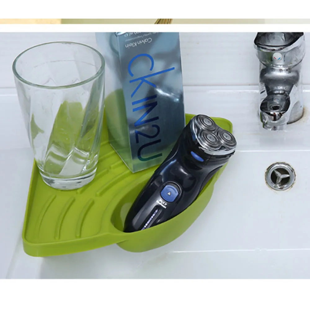 Пластиковая Полка для хранения раковины держатель мыла в ванной комнате поднос