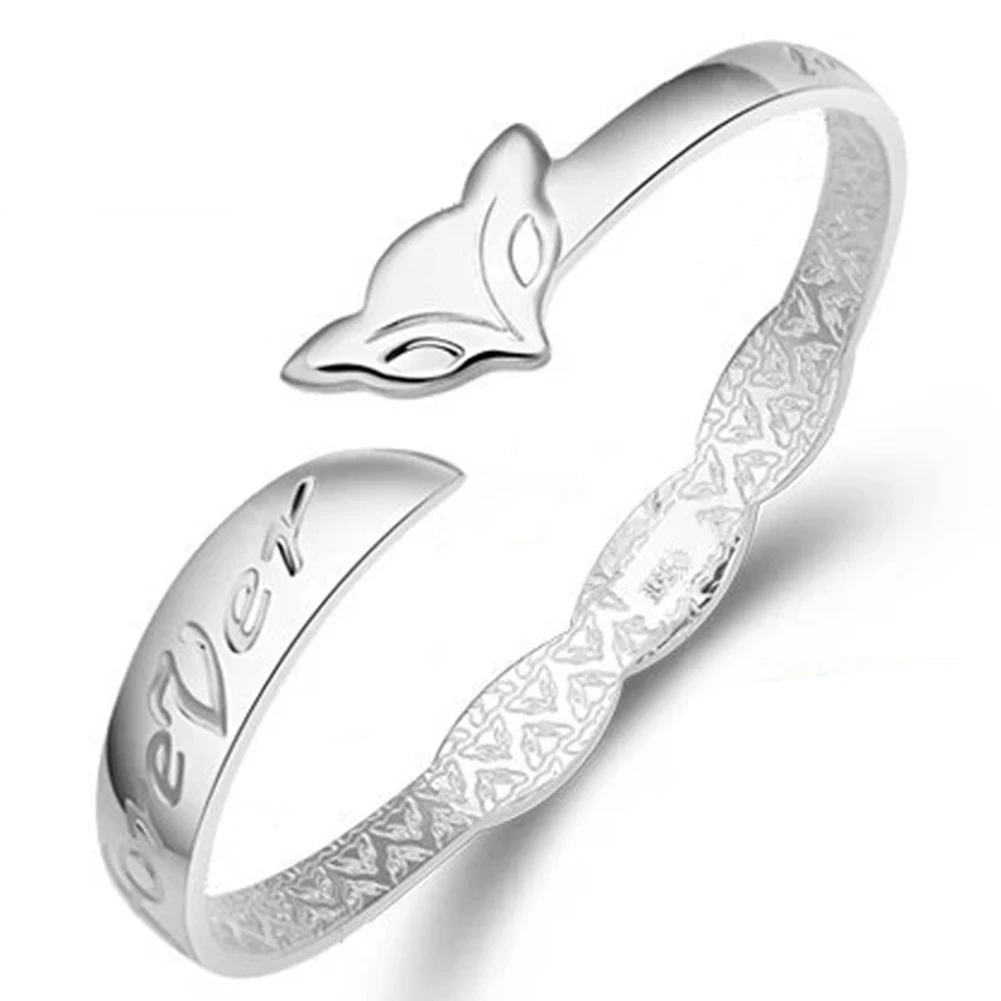 Женские браслеты стильные очаровательные для девушек с буквами лисы