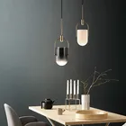 Современная светодиодная подвесная стеклянная лампа в скандинавском стиле, креативное прикроватное освещение для гостиной, столовой, спальни, декоративная Подвесная лампа