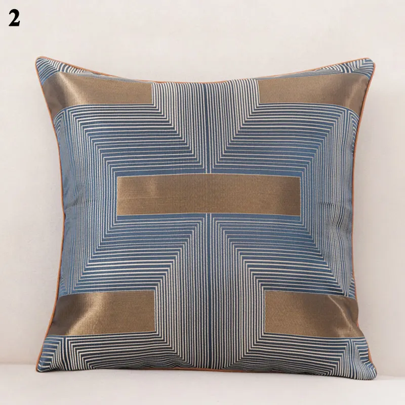 

1pc New Fashion Modern Light Luxury Cushion Cover 45x45cm High-grade Pillow Cover Jacquard Pillowcase Bed Room Sofa Home Decor