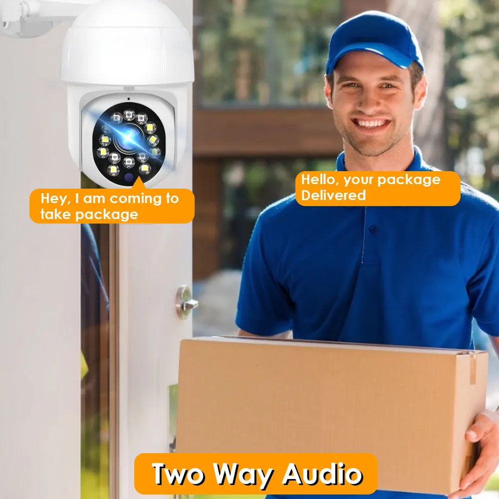 

5MP IP Camera WiFi 1080P Wireless PTZ CCTV Security Camera Outdoor Auto Tracking 4X Digital Zoom Mini Surveillance Camera Yoosee