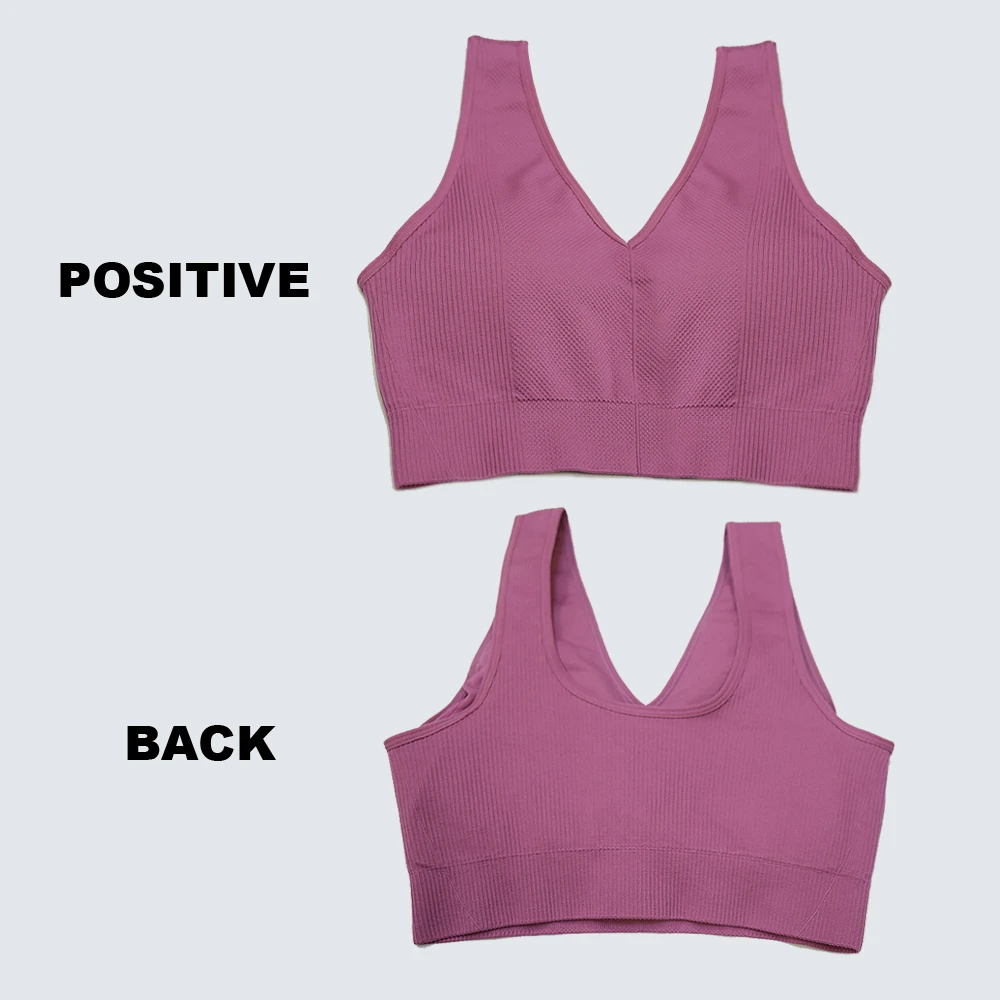 Бесшовный спортивный бюстгальтер для женщин тренажерного зала