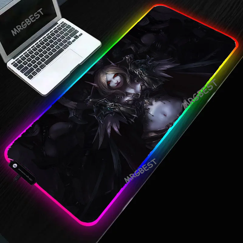 Игровой коврик для мыши World of Warcraft с подогревом и резиновой основой со