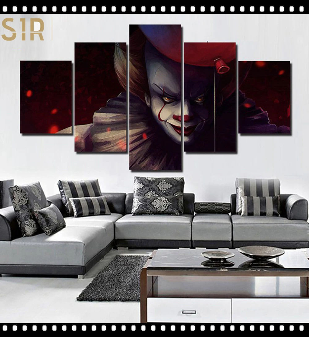 

Wall Painting Canvas Printing HD Classic Movie Animation 5 Panel Home Decoration Template Living Room Poster Anime Decor Hero