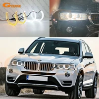 for bmw x3 f25 lci g01 x4 f26 g02 ultra bright switchback day light turn signal dtm m4 style led angel eyes halo rings