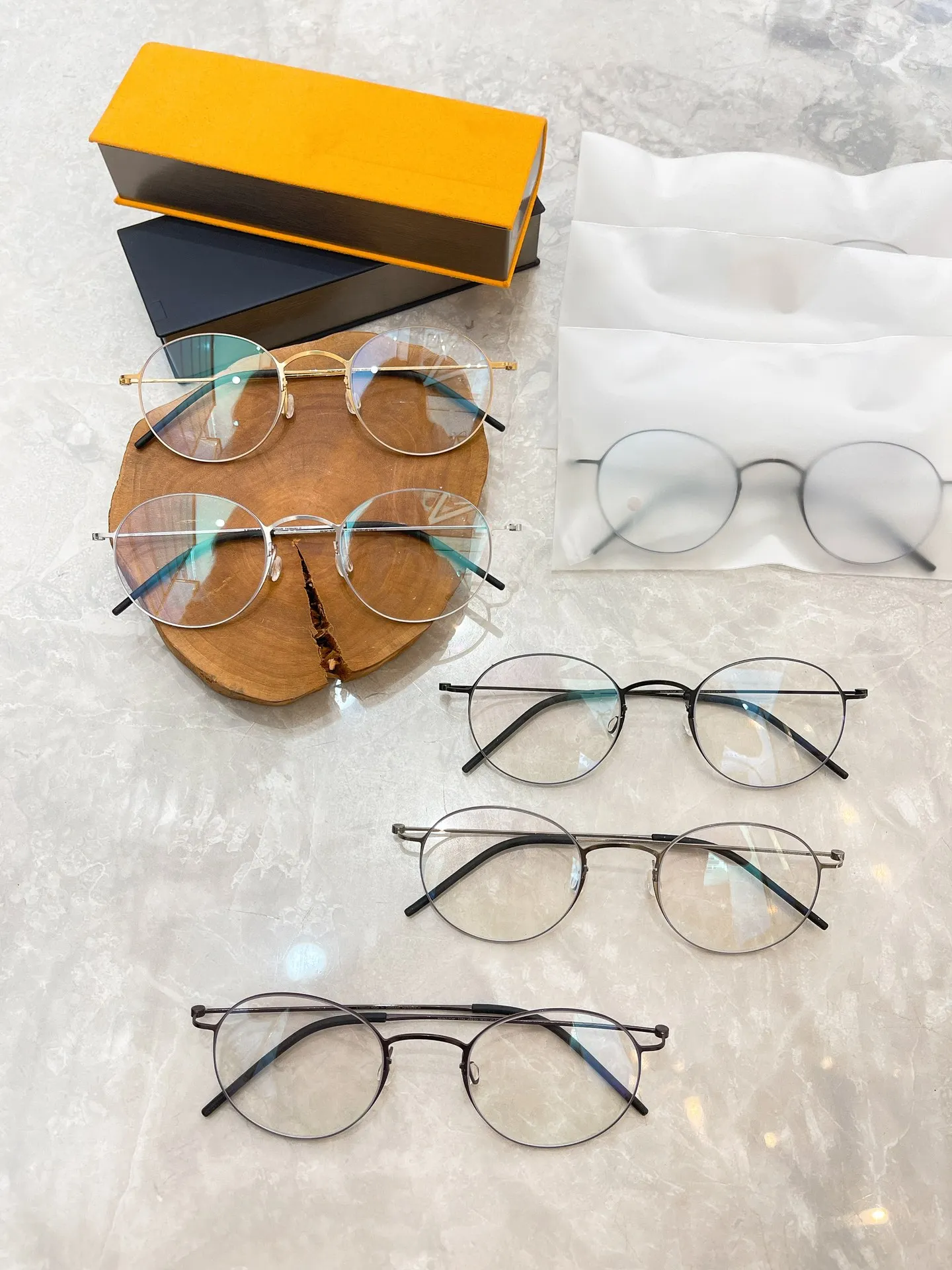 Designer Brand Glasses Frame Titanium Prescription Glasses Women Myopia Eyeglasses Frames for men Vintage Glasses