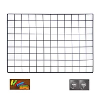 diy grid photo wallmultifunction wall mounted ins mesh display panelwall art display organizermemo board with hook color wo