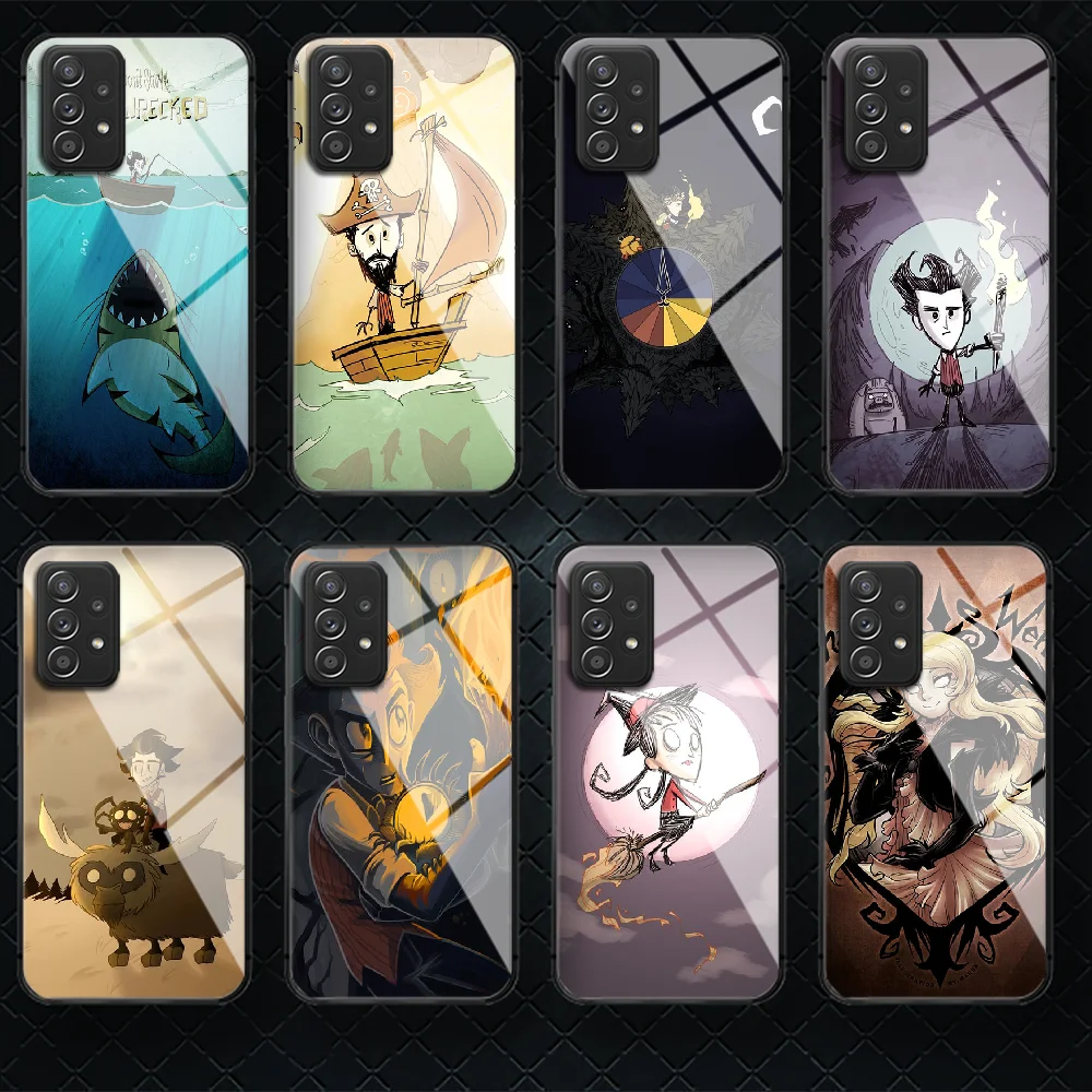 

Game Don't Hunger Tempered Glass Phone Case Cover For Samsung Galaxy A 10 12 20 E 21 30 32 50 40 51 52 70 71 72 S Soft Phone