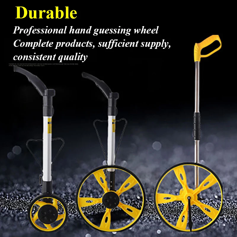 

Digital Display Telescopic Portable Mechanical Big Wheel Rangefinder Measuring Distance 99999m Rolling Ruler Pushing Ruler Tool