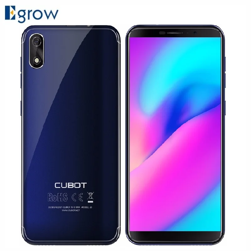 Оригинальный Cubot J3 Android Go 18:9 полноэкранный 1 Гб 16 5 0 дюймов MT6580 четырехъядерный