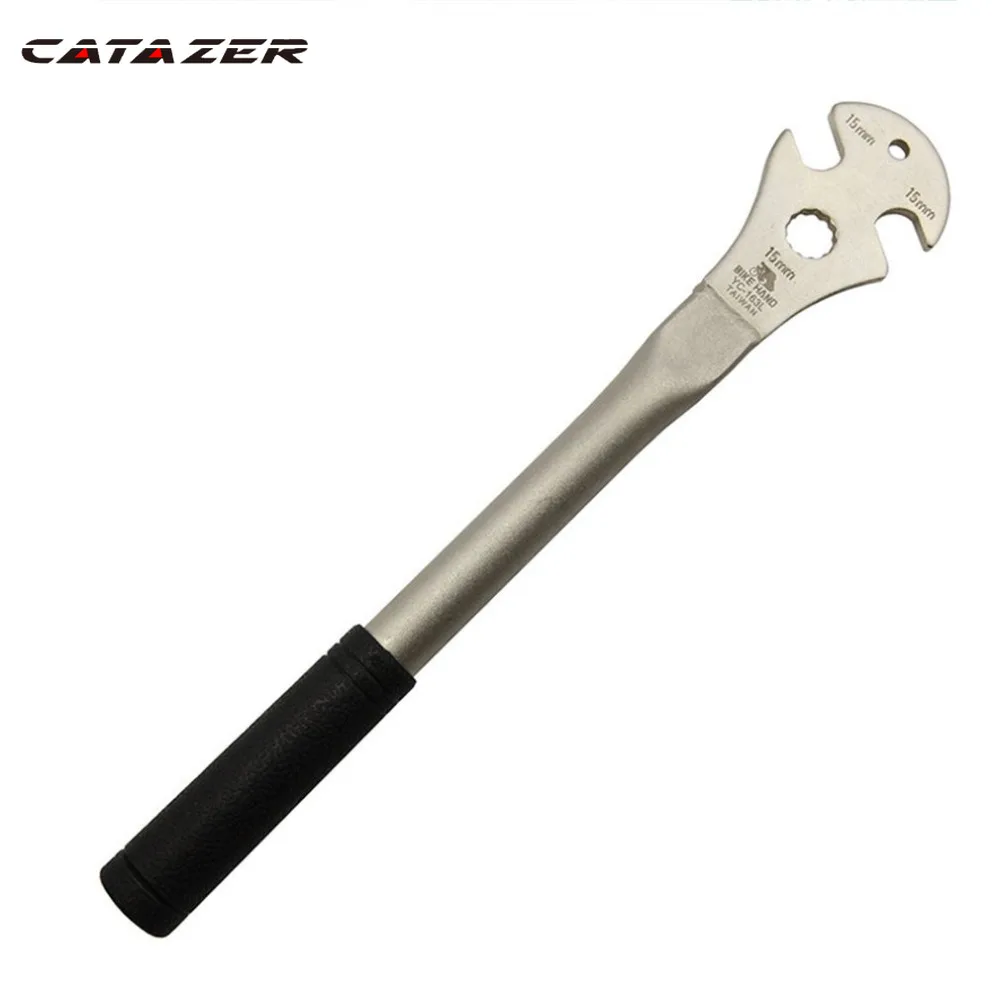 

Bicycle Pedal Wrench Tool Spanner 15mm Alloy Steel Long Handle Repair Tool For Road Bike Mtb Mountain Cycling Pedal Mount Tool