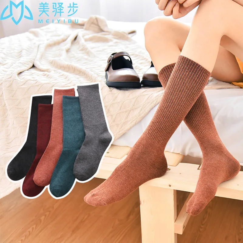 Loose Female Socks Women's Autumn and Winter 10 PAIRS PER SET Fashion Cotton Women's Socks