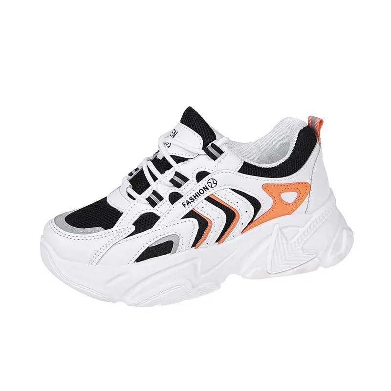 

2021 Womens Shoes Casual Sport Sneakers Women's Vulcanize Shoes Thick Sole Running Breathable Female Chunky Sneakers Size 35-40