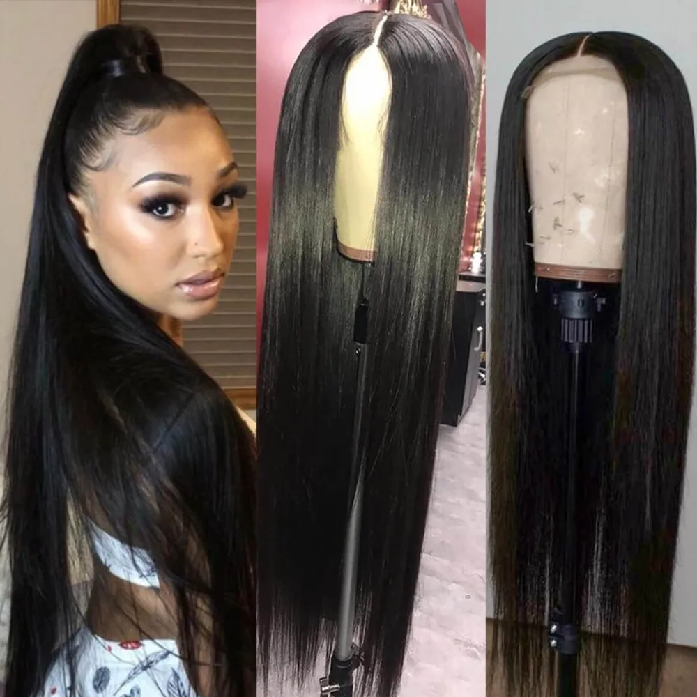 Full Lace Human Hair Wigs With Baby Hair Brazilian Remy Hair Wigs For Black Women Human Hair Wigs  Can Be Customized