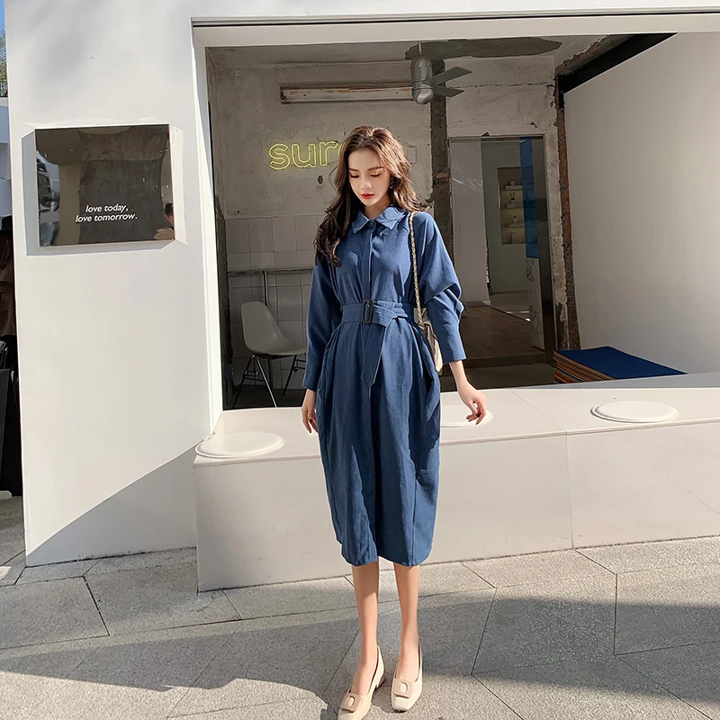 Женские платья 2020 Весна новое женское темпераментное платье с талией