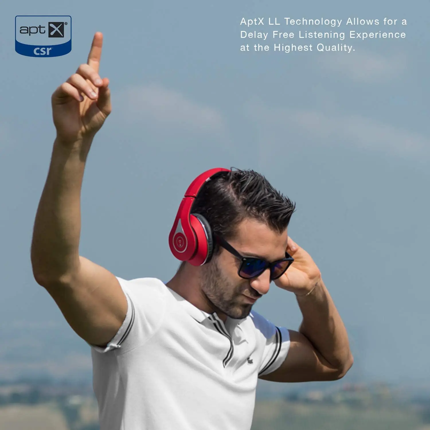 August EP640B Bluetooth Беспроводные наушники с микрофоном/NFC над ухом BT4.1 HiFi стерео APTX