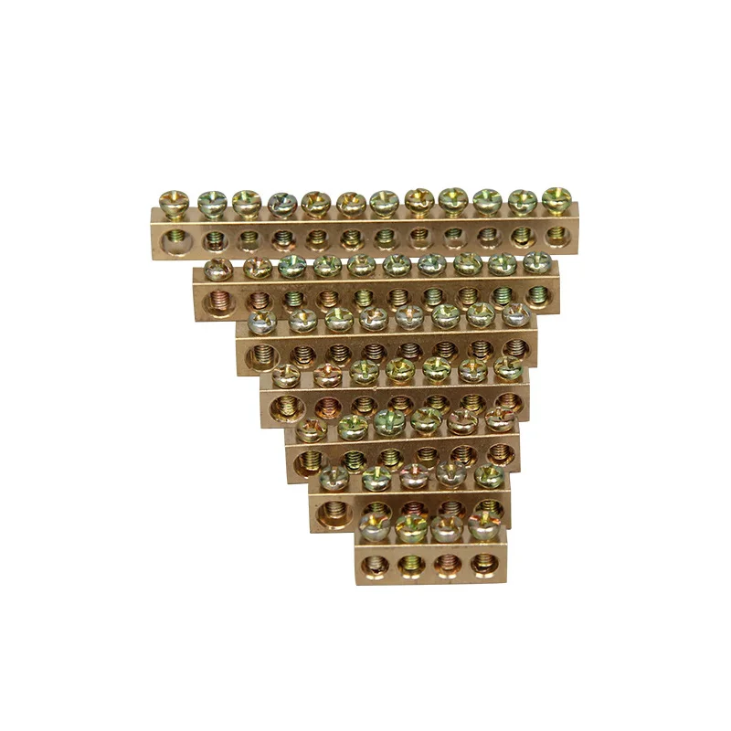 Медный терминал распределительная коробка заземляющий латунный Соединительный