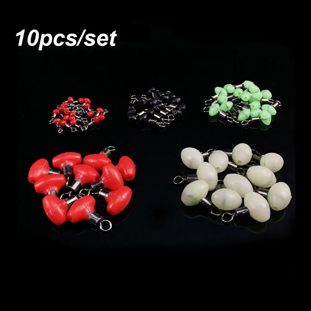 

10pcs/bag Hot Line Rigs Durable Fast Link Fishing Swivels connect Running Ledger Zig Pulley Clip Slider Beads
