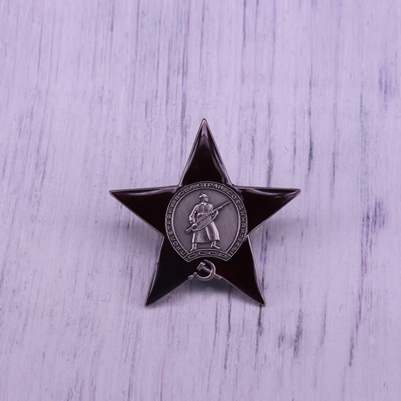Retro WW2 CCCP Soviet Russia Medal Badge Red Army Pin Communism Jewelry | Украшения и аксессуары