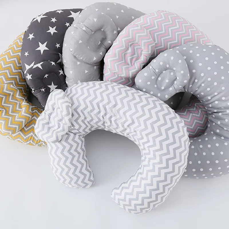 

Baby Nursing Pillows Maternity Breastfeeding Pillow Infant U-Shaped Pillow Cotton Feeding Waist Cushion for Nursing