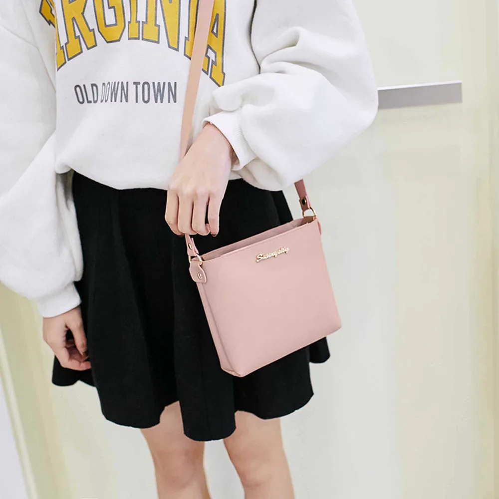 Женские сумки мессенджеры на молнии повседневные сумочки через плечо из