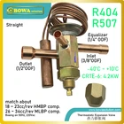 1,5 л. С. R404a TEV обеспечивает дешевые, стабильные и отличные производительные растворы дроссельной заслонки для циклов хладагента, таких как морозильные камеры