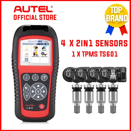 

Autel TPMS Tool MX-Sensor 433MHZ 315MHZ Car Tire Repair Tool Tyre Pressure Sensor Program by MaxiTPMS PAD TS401 TS601 MK808 TS