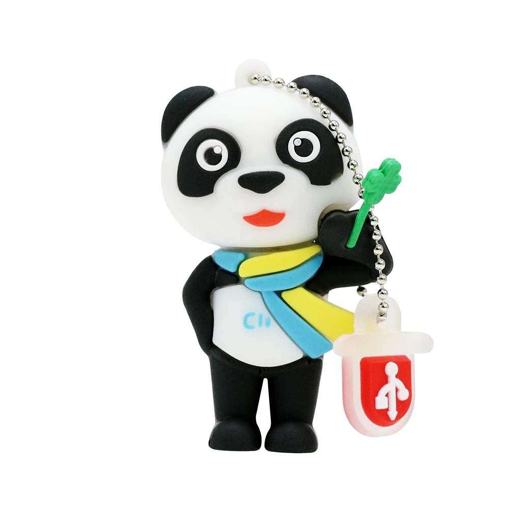 Новинка, животная панда, USB флеш-накопитель, мультяшный флеш-накопитель, 8 ГБ, 16 ГБ, 32 ГБ, 64 ГБ, 128 ГБ, 256 ГБ, флеш-накопитель, USB 2,0 флеш-накопитель, карта памяти