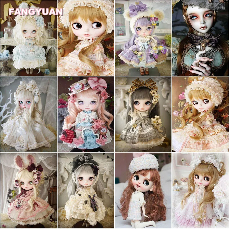 Набор для алмазной вышивки сделай сам картина из мультфильмов с большими глазами