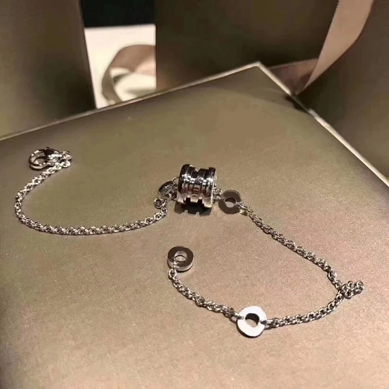 

S925 Sterling Silver Bracelet Brand Classic Mini Fashion Personality Jewelry Party Decoration Bracelet For Couple Lovers' New