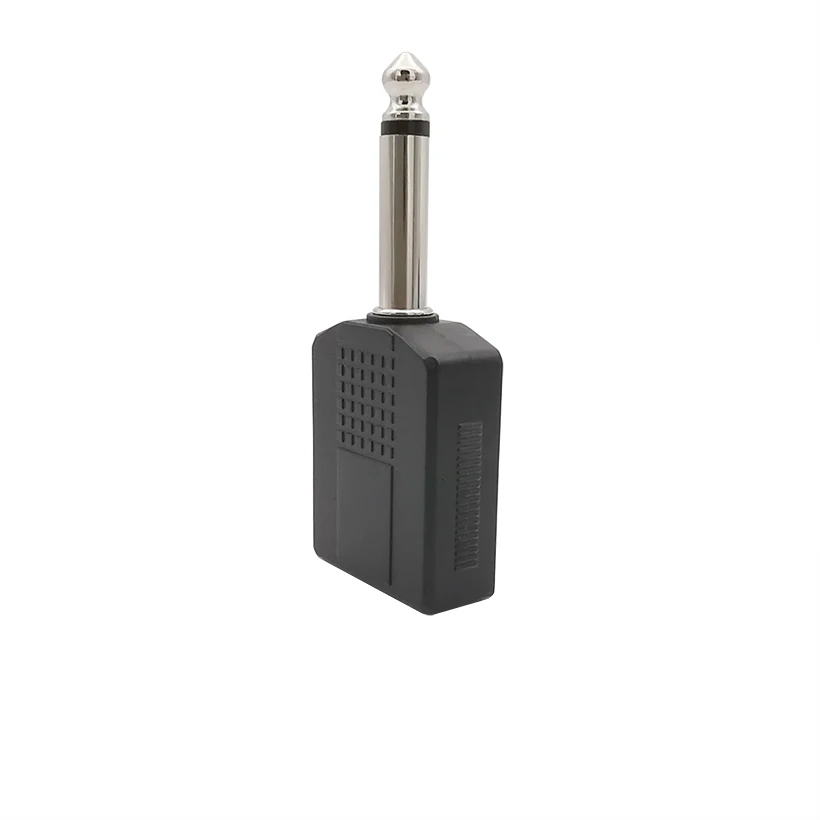 2 шт. 1/4 дюйма переходник для аудиоразъема 1 штекер штекера 6 35 мм микрофон