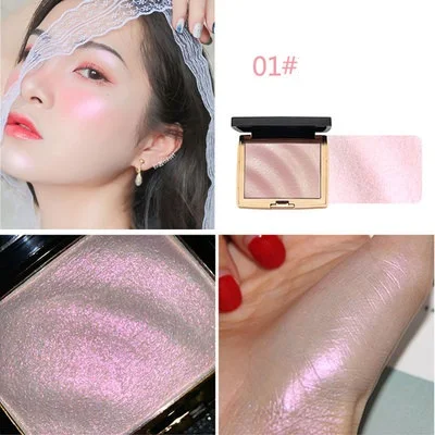 Glow Kit хайлайтер макияж Мерцающий Порошок хайлайтер палитра база осветитель изюминка лица Контур Золотой бронзатор - Цвет: 01