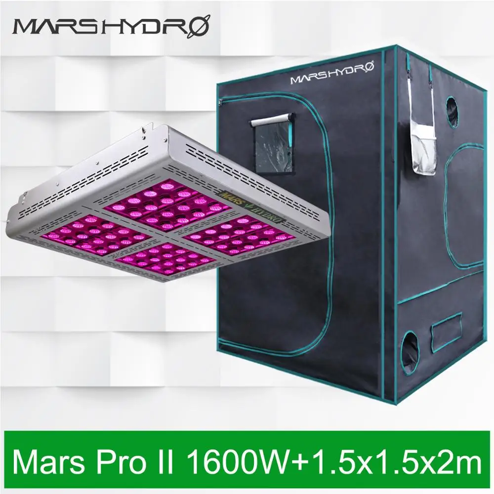 Светодиодная палатка Mars Hydro Pro II Epistar 1600 Вт полного спектра 59 ''x 59'' x 80