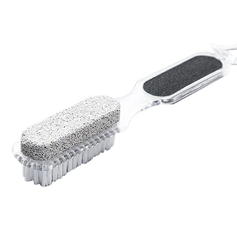

Home Foot Pumice Stone 4 In 1 Stone Dead Skin Remover Brush Pedicure Grinding Double Head Cleaning Brush - Janitorial & Sanitati
