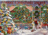 the christmas shop 1000 piece piece jigsaw puzzle for adults homeschool supplies educational educational toys brain teaser
