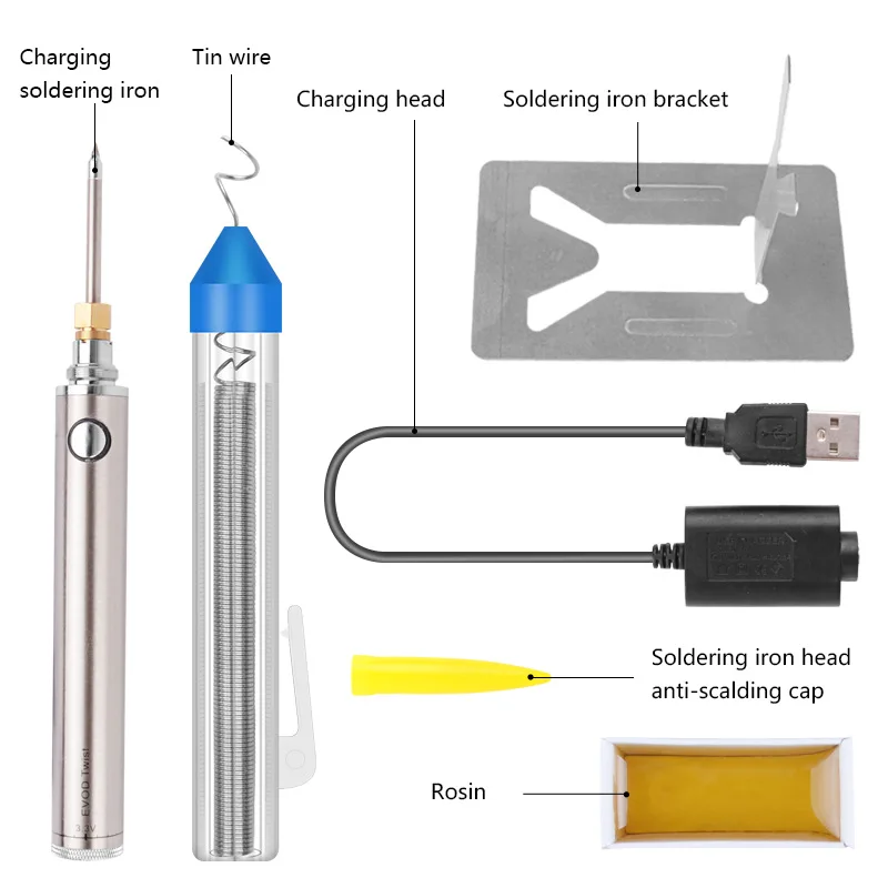

Мини-паяльник с USB-интерфейсом, 8 Вт, 5 В, низкое напряжение