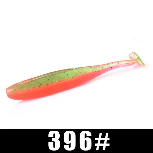 FISH KING Easy Shiner 8 шт./упак. мягкие рыболовные приманки 100 мм 6,5 г вобблеры Карп Щука мягкие приманки силиконовые искусственные приманки - Цвет: 396