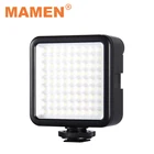 Светодиодная лампа для камеры MAMEN, 81 яркий светодиод, 6000K лампа, холодный загрузочный свет для SLR, DSLR камеры, видео, фотографии, заполняющий светильник