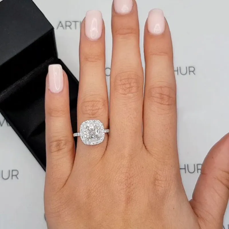 Новинка 2021 обручальное кольцо из стерлингового серебра 925 пробы для женщин