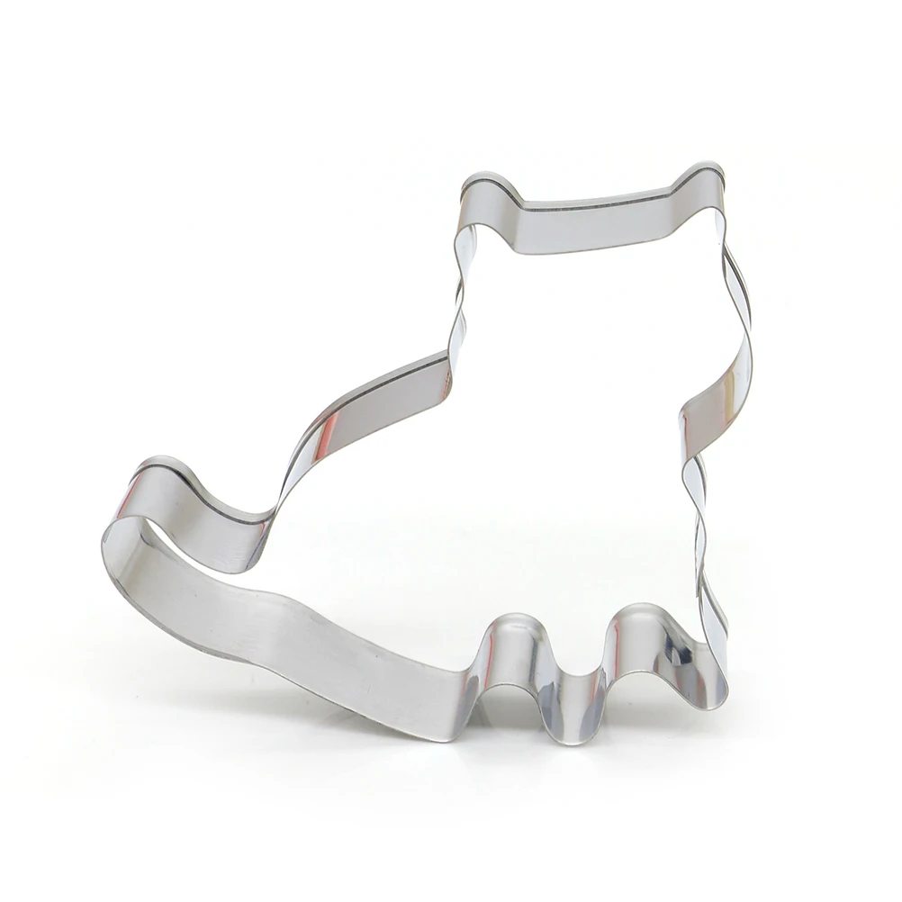 Форма для печенья в форме кошки из нержавеющей стали помадка кондитерские