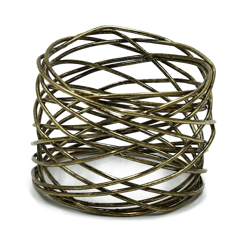 Со сменными круглыми пряжками кольца для салфеток настольные украшение, салфетка кольца для салфеток Западная ужин Полотенца кольца для салфеток вечерние украшения