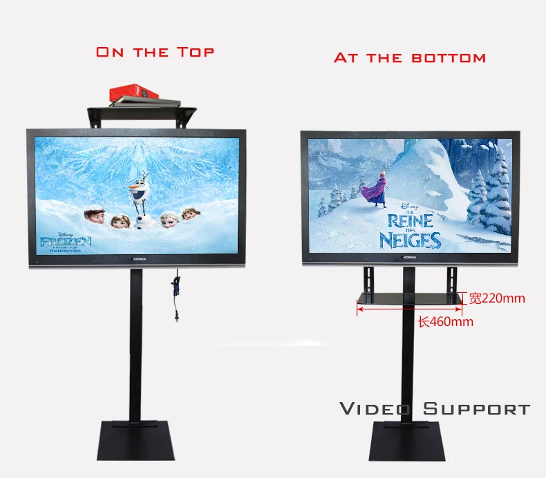 32-70 inch LCD LED Plasma Monitor TV Mount Floor Stand Tilt Swivel AD Display Wire Management Height Ajustable MDL99C | Электроника