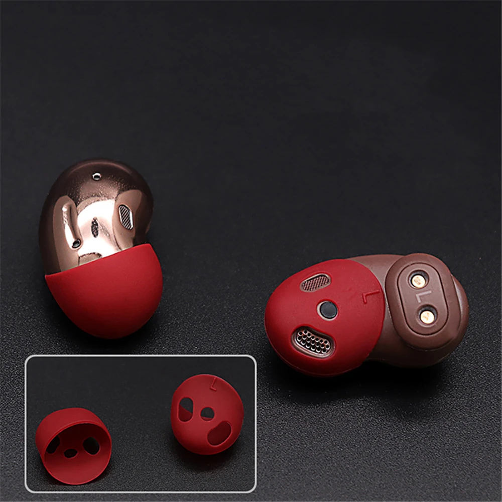 

Silicone Ear Tips Earphone Earpads for Samsung Galaxy Buds Live Bluetooth Headset Leakproof Sound Non-slip Earphone Caps