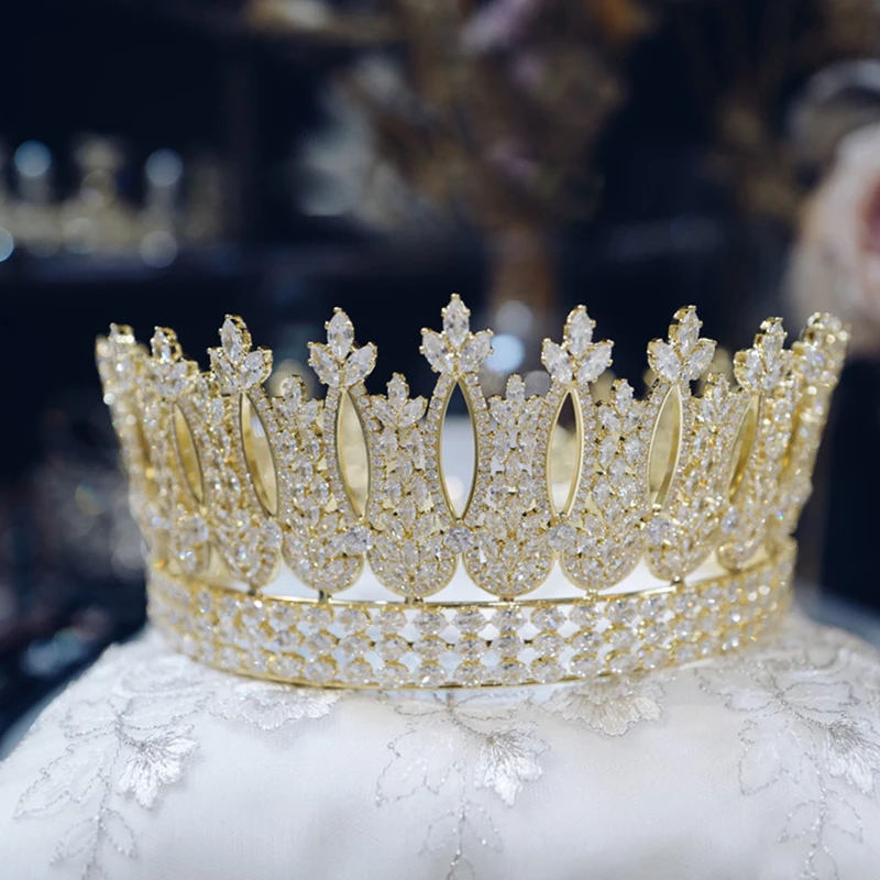 Amanda Novias винтажная Роскошная свадебная корона принцессы невесты свадебные